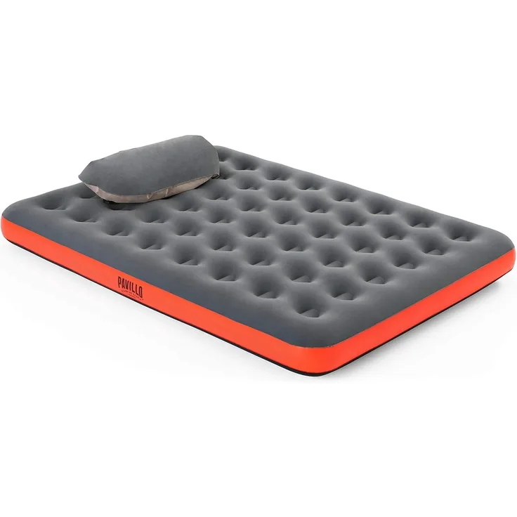 Pavillo™ Luftbett mit Kissenpumpe Roll & Relax Double XL/Lo 203 x 152 x 22 cm
