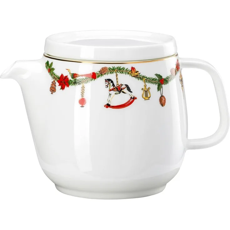 Teekanne Nora Christmas Hutschenreuther Teekanne, Spülmaschinengeeignet