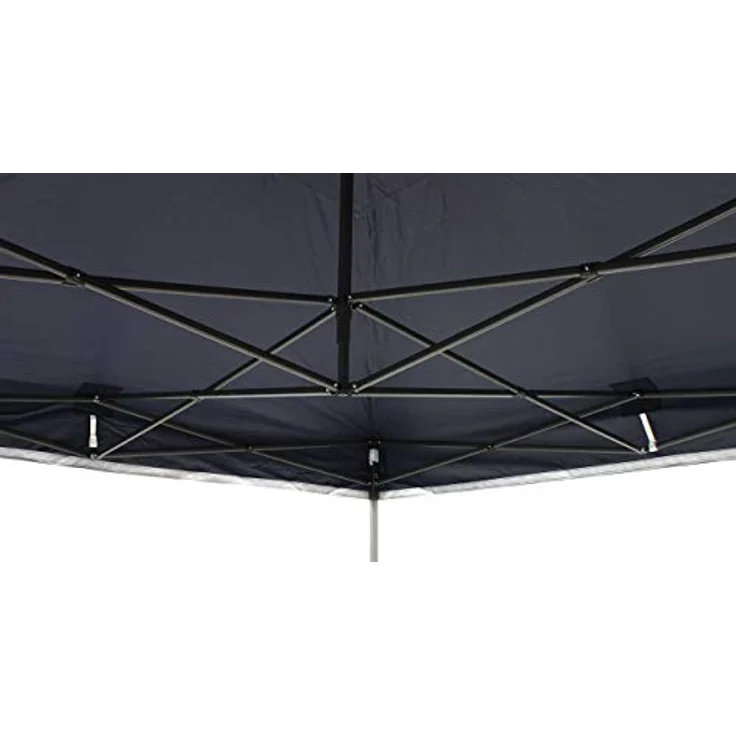 All Seasons Gazebos 3x3 m vollständig wasserdichtes Faltpavillon mit 4 Seitenteilen - Marineblau – Bild 8