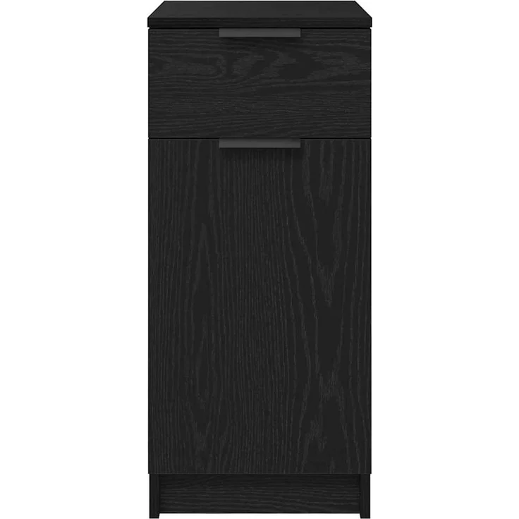 vidaXL Büroschrank 33 x 50 x 75 cm Holzwerkstoff Schwarz Eichen-Optik 862103 – Bild 7