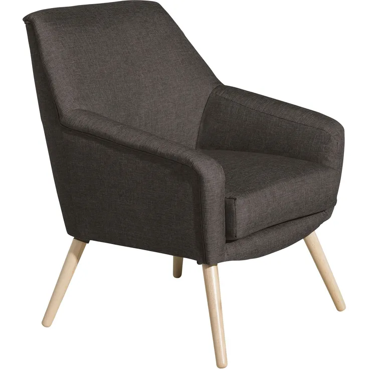Sessel Kachka Bezug Flachgewebe Buche natur / braun 21035