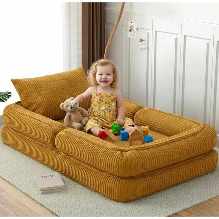 Hanah Home 'Exclusive 150 - Mustard' Beistellbett, Senf, 90 x 45 x 150 cm
