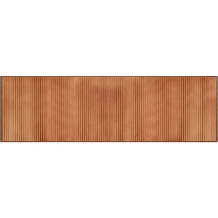 vidaXL Teppich Rechteckig Braun 60x200 cm Bambus 376836 – Bild 1
