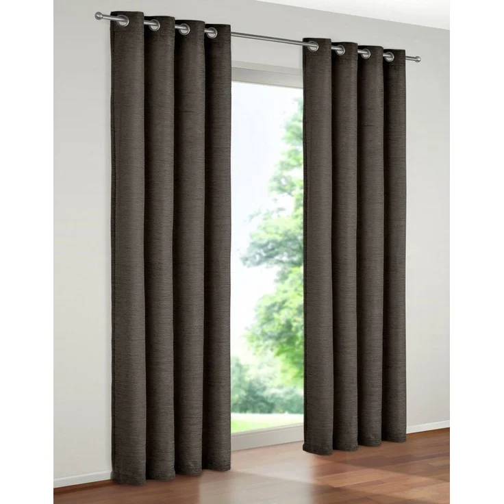 Wirth Vorhang Holmsund 288g/qm (1 St), Ösen, blickdicht, Chenille – Bild 1