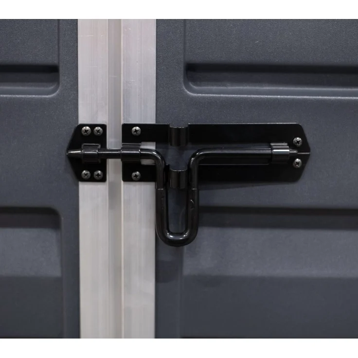 Palram-Canopia 'Voyager' Gerätebox, Aluminium schwarz, 90 x 139 x 147 cm – Bild 13