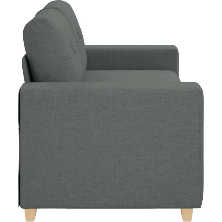 vidaXL Zweisitzer-Sofa Dunkelgrau 180x77x82 cm Stoff 4105079 – Bild 5