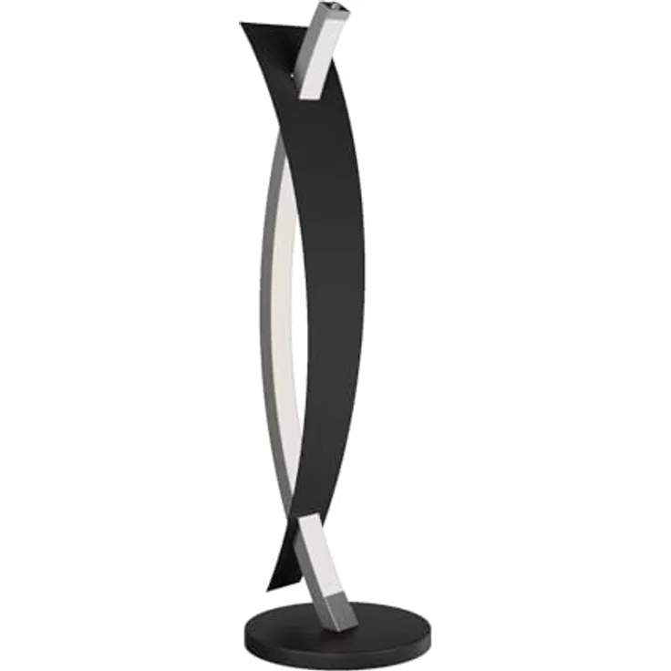Lucande LED-Tischleuchte Marija, dimmbar, schwarz, 62 cm, organisches Design – Bild 1