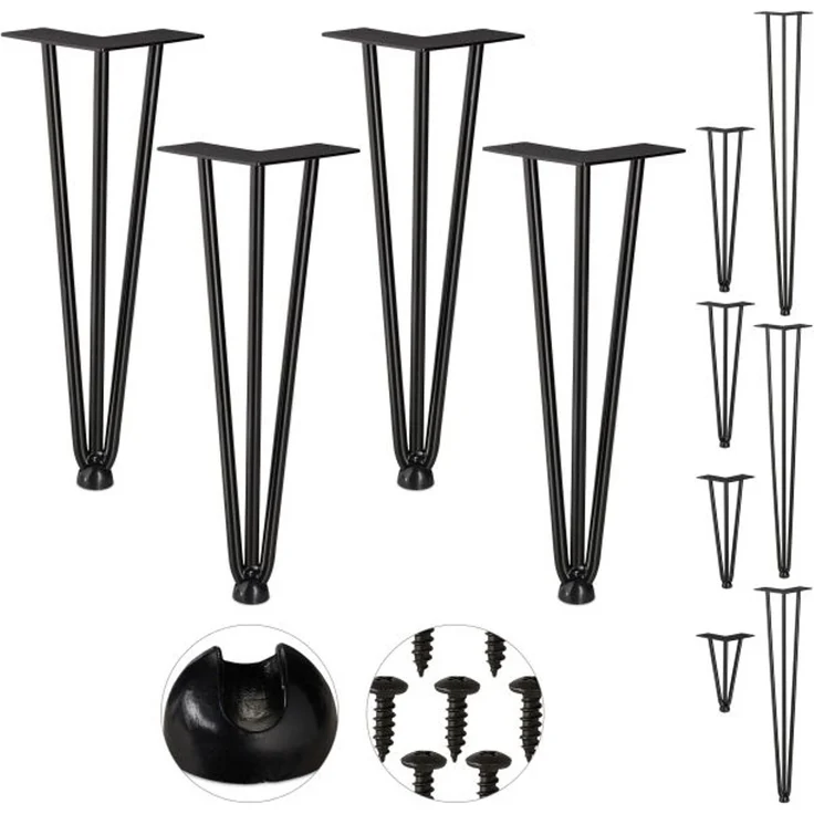 4er Set Hairpin Legs mit 3 Streben 10028069_1125 – Bild 1