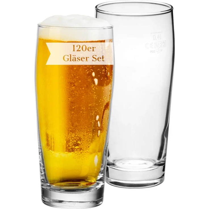 Van Well Willi Becher 0,4 l geeicht 120er Set