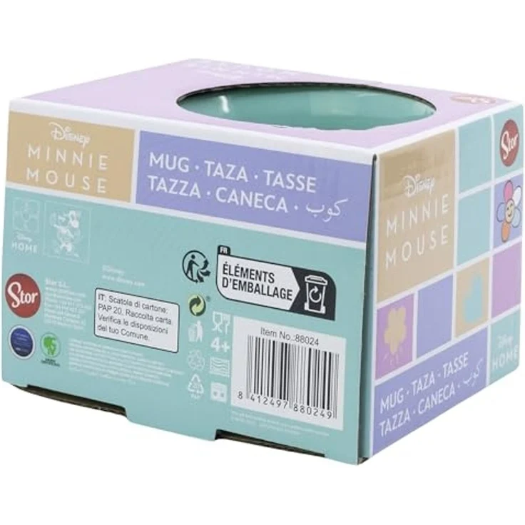 Disney Minnie Mouse Geschenkbox Tasse 355 ml Keramiktasse für Heißgetränke – Bild 4
