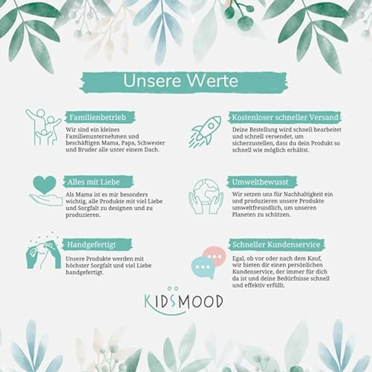 KIDSMOOD - Messlatte für Kinderzimmer Personalisiert, 70-140 cm - Messlatte Kinder Holz personalisiert Mit Namen für Baby- & Kleinkinderzimmer - Individuelles Geschenk für Kinder und Babys zum Geburt – Bild 10