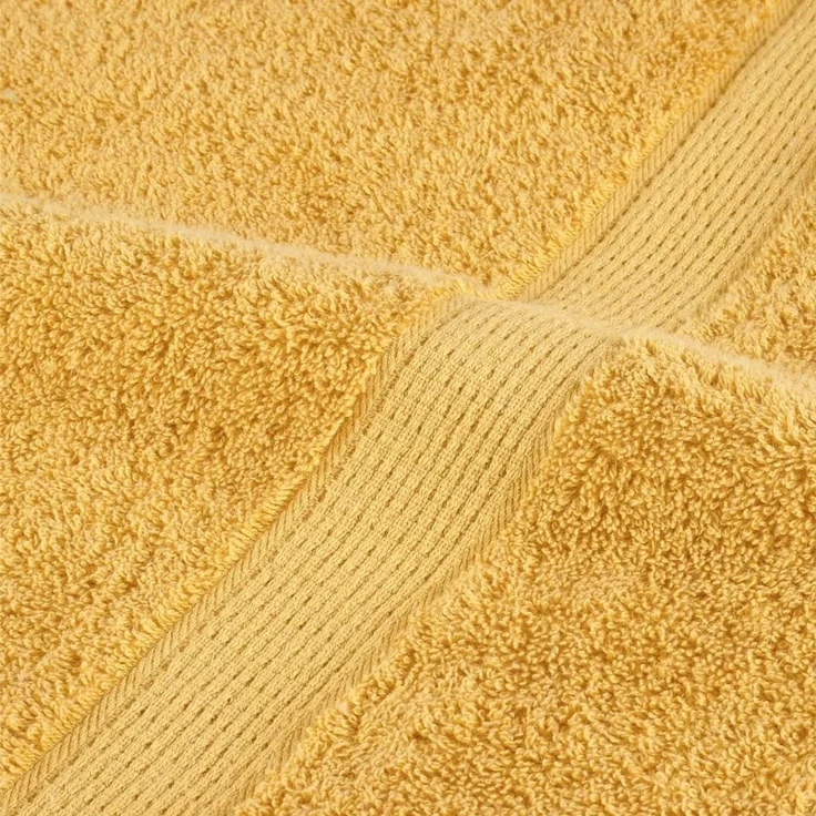 vidaXL Premium-Waschtücher SOLUND 4 Stk. Gold 30x30 cm 600 g/m² 137276 – Bild 6