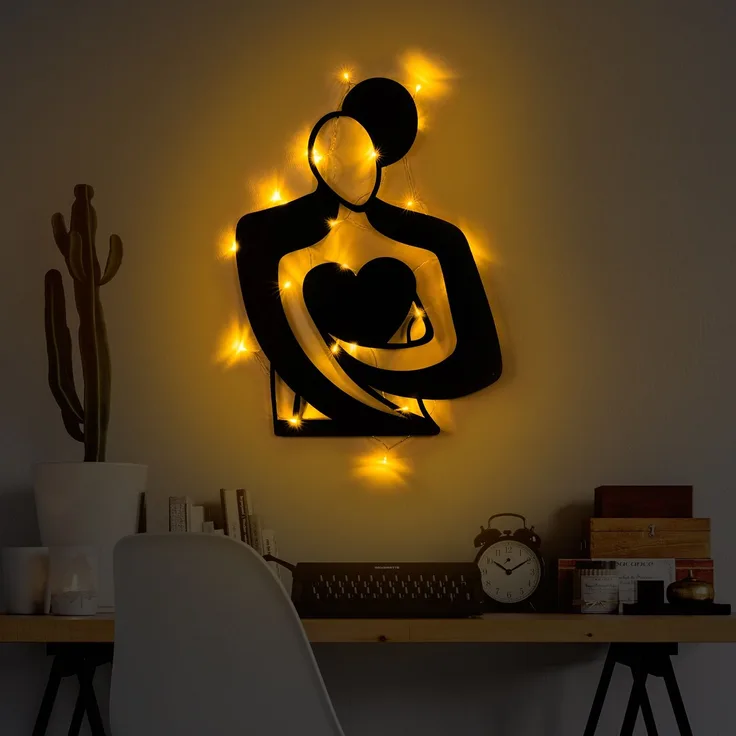 Wallity Wanddekoobjekt METAL BODY, 70 x 52 cm L3764