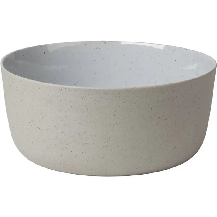 Blomus Schale SABLO large, Schälchen, Schüssel, Keramik, grau, 20 cm, 64105