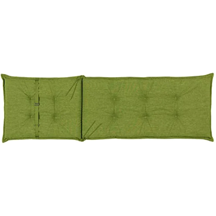 sunnypillow Liegenauflage für Gartenliege, Polyester grün, 190 x 60 x 9 cm – Bild 7