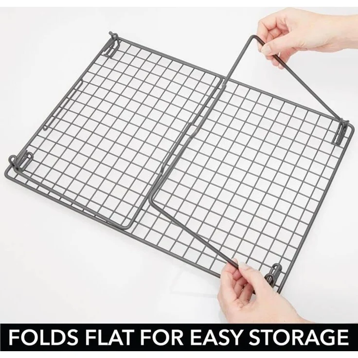 Regaleinsatz stapelbar grau Schrankregal Schrankeinsatz Organizer Regal mDesign – Bild 6