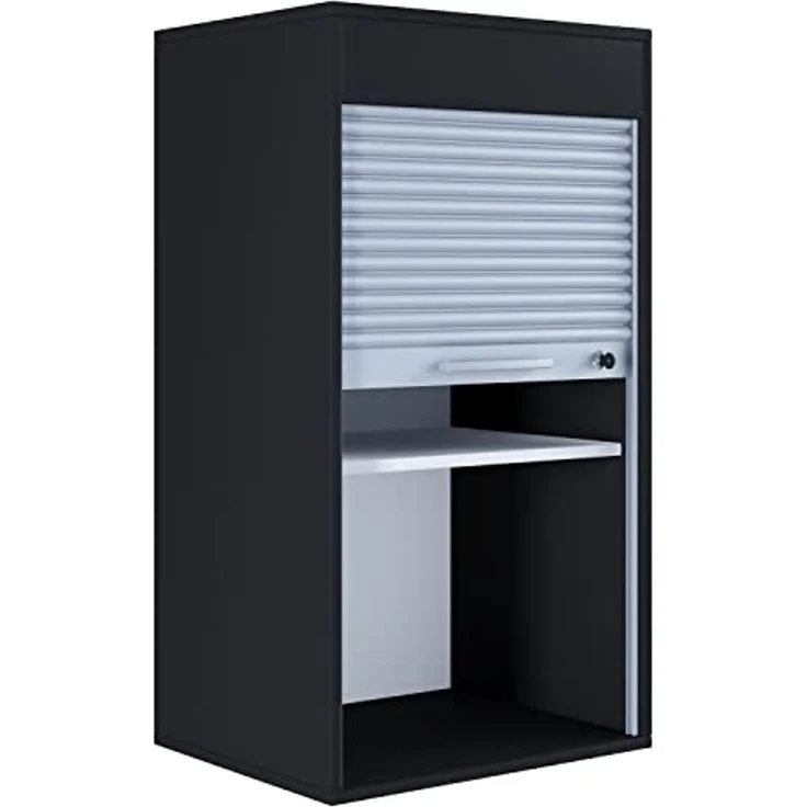 VCM Büroschrank Aktos 917518 Schwarz H. 93 x B. 50 x T. 40 cm – Bild 7
