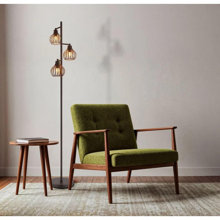 NOWA Stehlampe MATEO, ohne Leuchtmittel, Stehlampe Wohnzimmer Schlafzimmer Flur Design-Leuchte – Bild 1