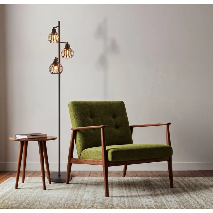 NOWA Stehlampe MATEO, ohne Leuchtmittel, Stehlampe Wohnzimmer Schlafzimmer Flur Design-Leuchte