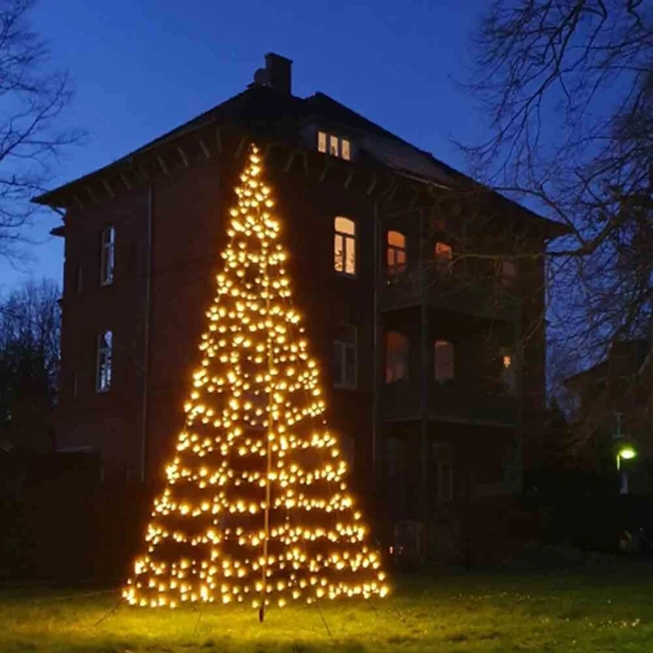 FHS LED Tannenbaum Galaxy, warmweiße LED, mit Aufstellmast, 400 cm – Bild 1