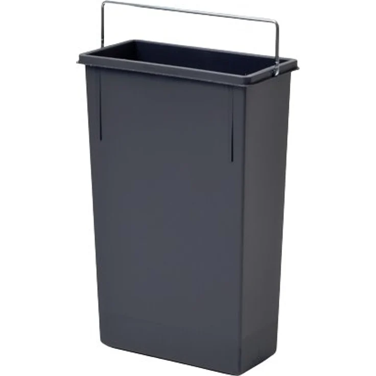 Hailo Inneneimer 1220179 dunkelgrau 7 L 226 x 115 x 340 mm mit Henkel – Bild 5