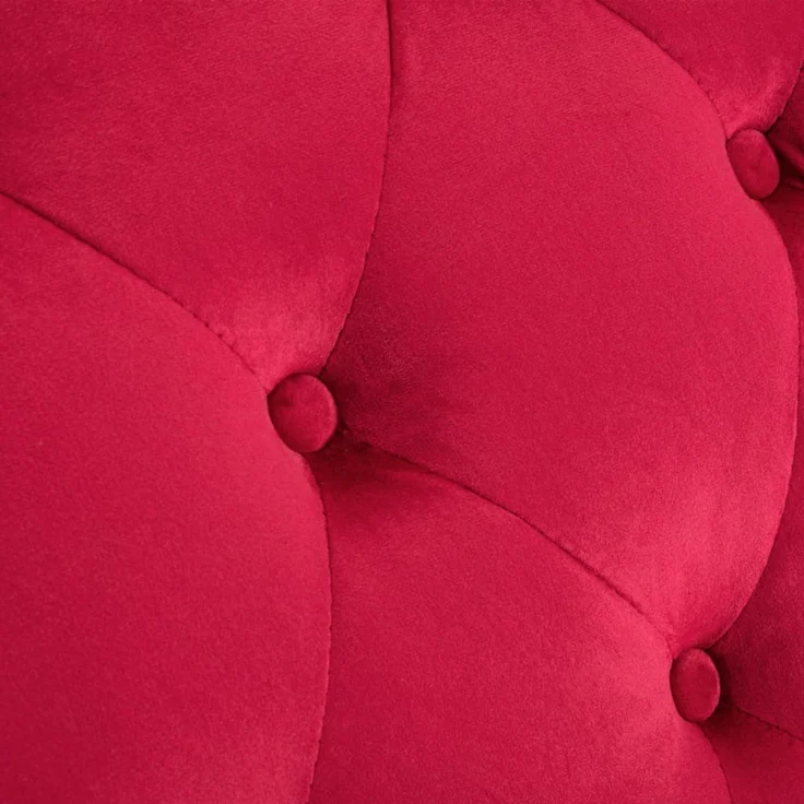 vidaXL Chaiselongue Rot Samt 248613 – Bild 7
