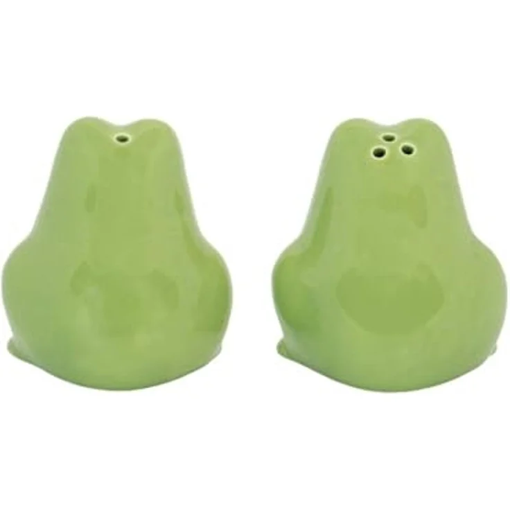 Sass & Belle Salz- / Pfefferstreuer Frosch, (Set, 2-tlg), Dolomit, Streuergröße ca. 6 x 5,5 x 6 cm – Bild 2