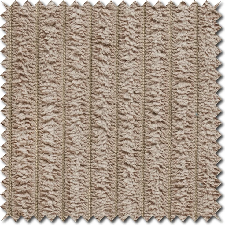 KAWOLA Sofa CELESTE 4-Sitzer mit Hocker Cord taupe 72 x 114 x 302 cm – Bild 7