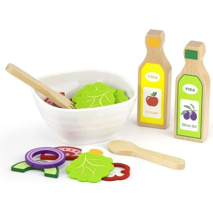 Viga Holzspielzeug-Set für Salate 18M+ 51605