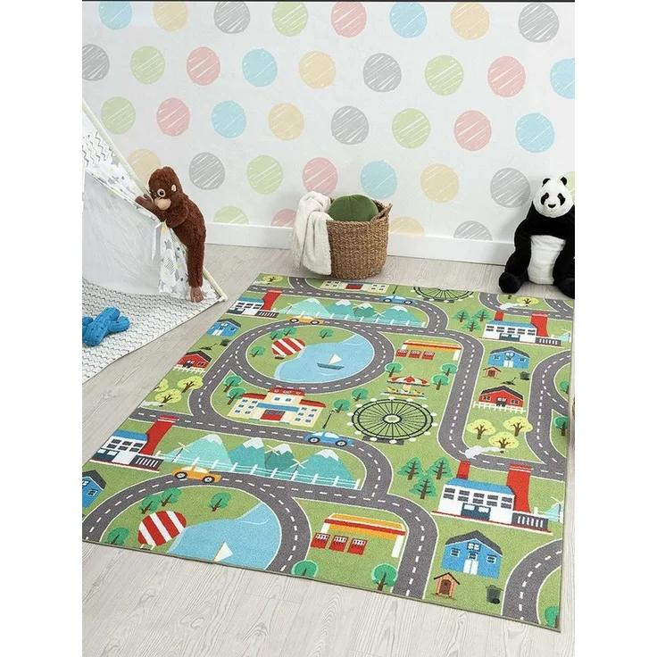 the carpet Teppich Happy Life, rechteckig, Höhe: 4 mm, Life Kinderzimmer Teppich Spielteppich pflegeleicht