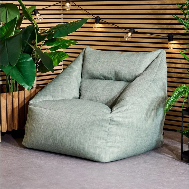 icon Sitzsack Erwachsene Sessel mit Outdoor-Gewebebezug „Natalia", Sitzsack XXL, Made in Germany, für Erwachsene & Kinder, mit Füllung – Bild 3
