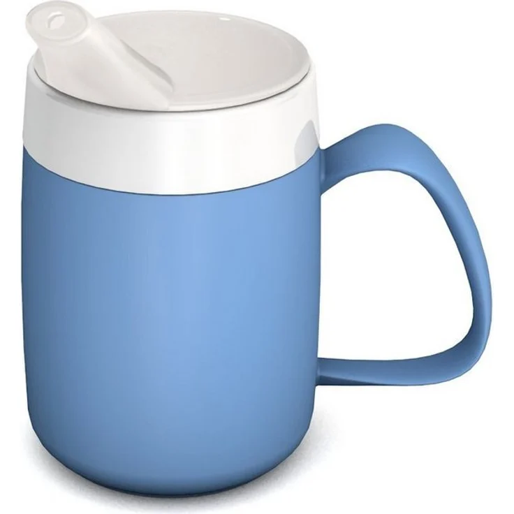 Ornamin Schnabelbecher ORNAMIN Becher mit Trink-Trick mit Schnabelaufsatz, Qualitätskunststoff, Trink-Trick I Trinkhilfe I bruchstabil I BPA-frei I Made in Germany – Bild 1