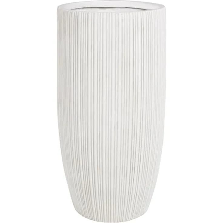 Blumenkübel ZELKOVA 35 cm Hellbeige