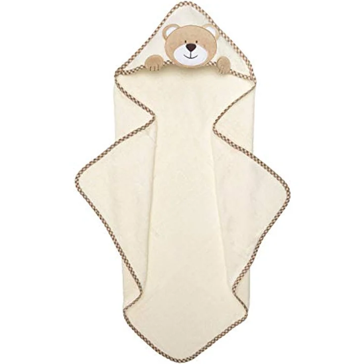 all Kids United Kapuzenhandtuch Baby Kapuzenhandtuch–Weiches Kuscheliges Baumwoll-Badetuch für Kinder, Baby Baumwoll Badetuch Bade-poncho – Bild 5