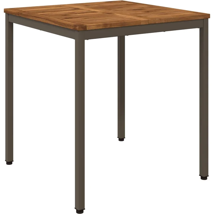 vidaXL Gartentisch NAARDEN Natur und Kaffee 70 x 68,5 x 75 cm 901309 – Bild 2