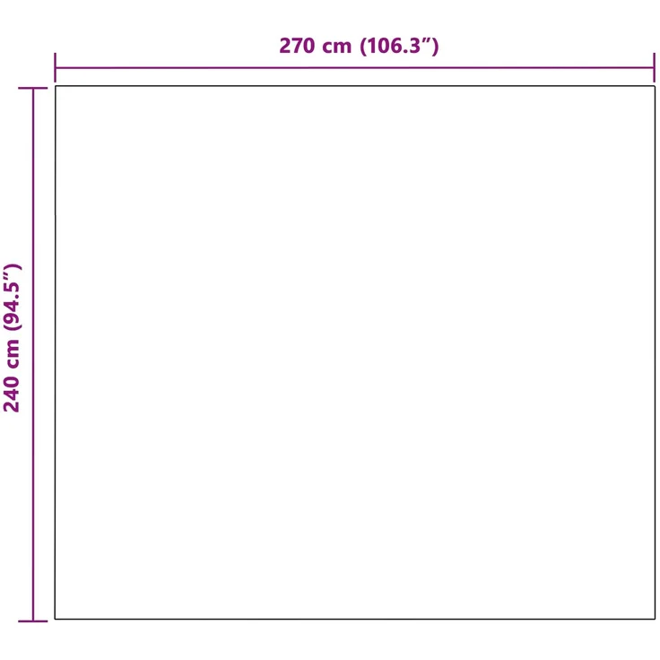 vidaXL Wohndecken 6 stk. Bordeauxrot 270 x 240 cm 10,11 kg Fleece 42016820 – Bild 10