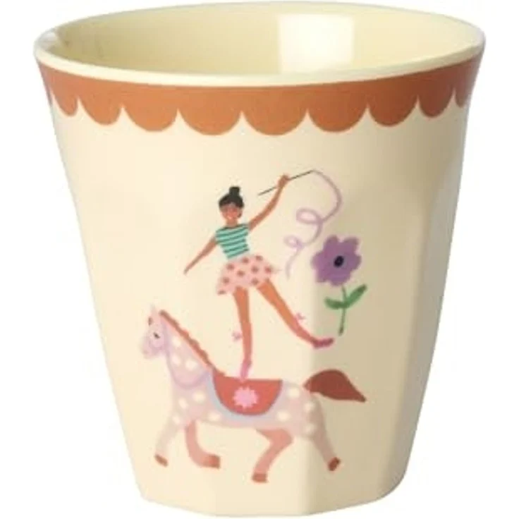rice Kinderbecher Rice Melamin Becher 6er-SET Pink - Fun Fair Print 160ml, Melamin – Bild 7