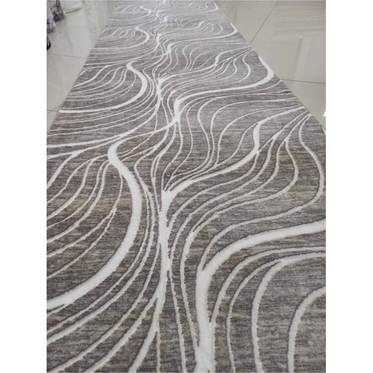 Gel-Läufer mit rutschfester Rückseite 80 x 350 cm Baumwolle Grau 88781810 [en. casa] – Bild 3