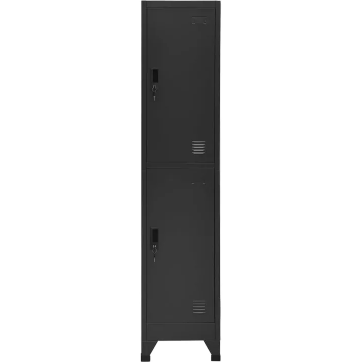 vidaXL Schließfachschrank Anthrazit 38 x 45 x 180 cm Stahl [339779]