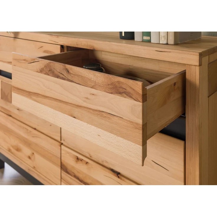 Sideboard Kernbuche 120 x 45 x 85 natur geölt VILLANDERS #111 – Bild 5
