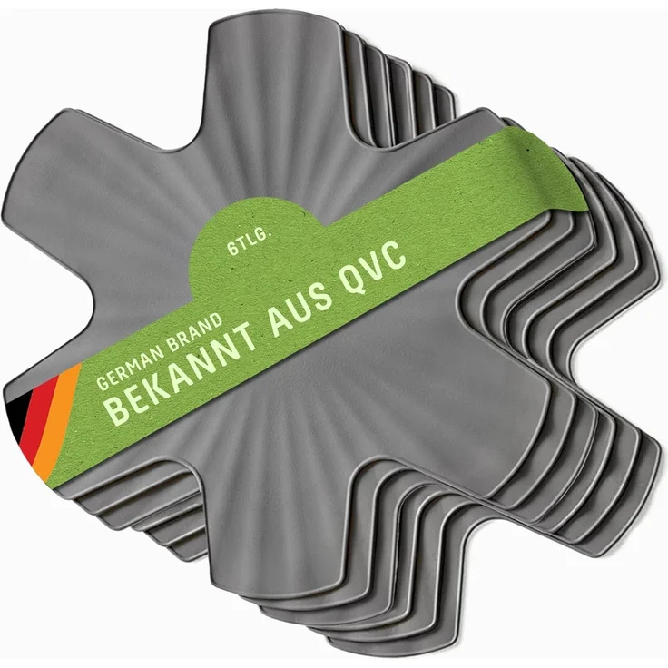 Coolinato Pfannenschoner Pfannenschutz aus Silikon, 6er-Set, 6-tlg, hitzebeständiger Küchenhelfer, Ø 35cm – Bild 9