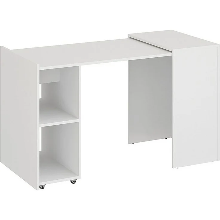 KOMTO Schreibtisch KOMTO Schreibtisch mit Stauraum – PC Tisch, Tisch FOLDY 128x60x75 cm – Bild 1