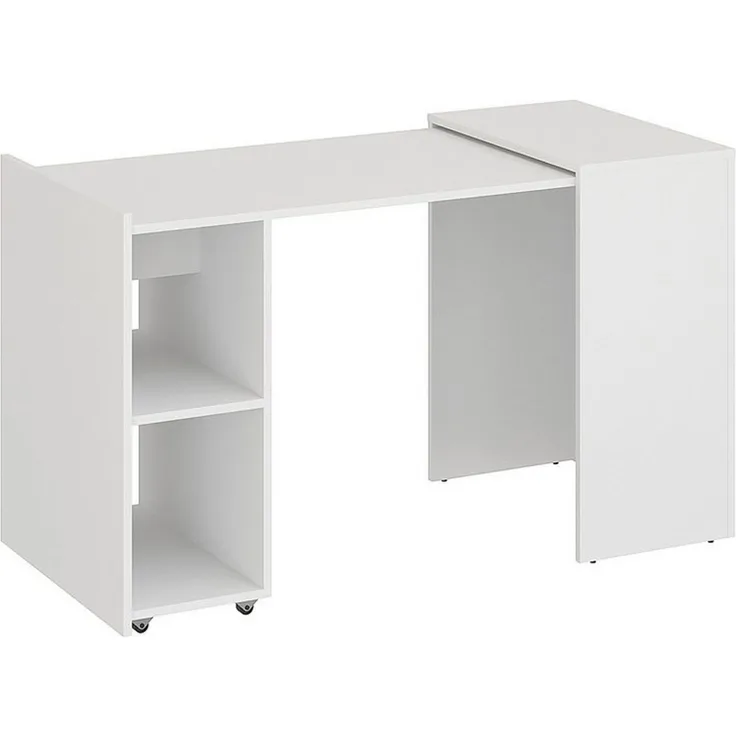 KOMTO Schreibtisch KOMTO Schreibtisch mit Stauraum – PC Tisch, Tisch FOLDY 128x60x75 cm