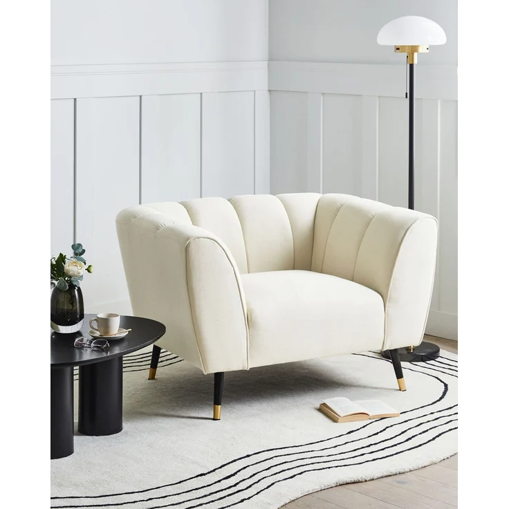 Sessel ORSTA Stoff Beige – Bild 3