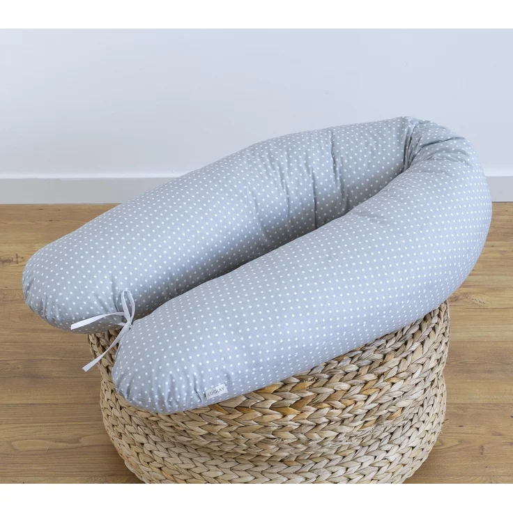 Loolay Seitenschläferkissen M/ L oder L/ XL Schwangerschaftskissen Stillkissen Schlafen Kissen, M/ L oder L/ XL Lagerungskissen + 100% Baumwolle Bezug 170 und 190 cm, Standard & X-LARGE Kissen SUPER Geschenk für Schwangern Seitenschläfer, LOOLAY® - 100... – Bild 2