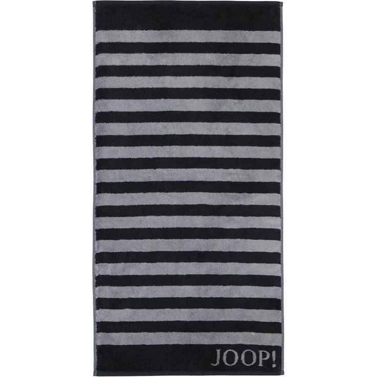 JOOP! Saunatuch Classic Stripes, 100% Baumwolle (1-St), Lines Schwarz – Bild 6