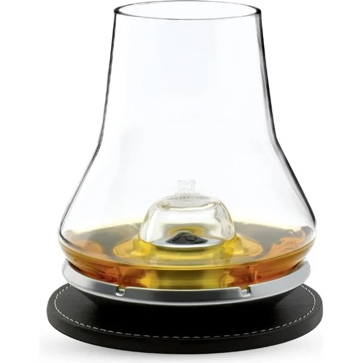 Peugeot Set Dégustation Verkostungsset, 3-tlg, Whiskyglas, Metallsockel, Untersetzer, 266097