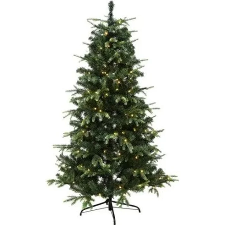 Künstlicher Weihnachtsbaum PE/PVC VIGA Klasse A 140x96 cm m/LED NORDIC WINTER (780-213)