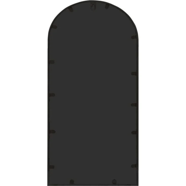 Spiegel, Wandspiegel Schwarz 70x30 cm Eisen für den Innenbereich – Bild 4