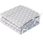 Amilian Bettnestchen - Bettumrandung 180x30 cm für Kinderbett 120x60 geeignet (Kopfschutz), (Nestchen, Kantenschutz), Umrandungen